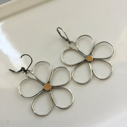 Orecchini fiore boho
