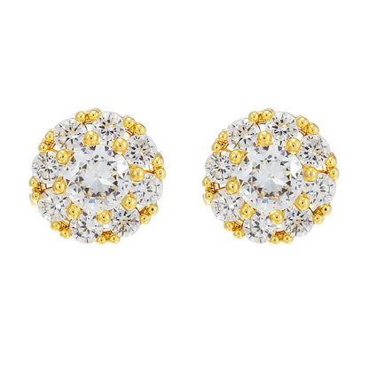 Orecchini argento zircone micro