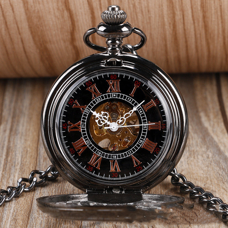 Orologio da tasca con motivo fiore
