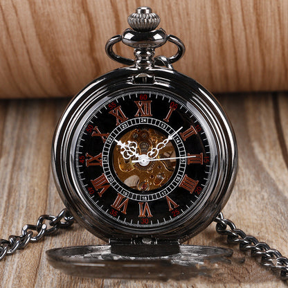 Orologio da tasca con motivo fiore