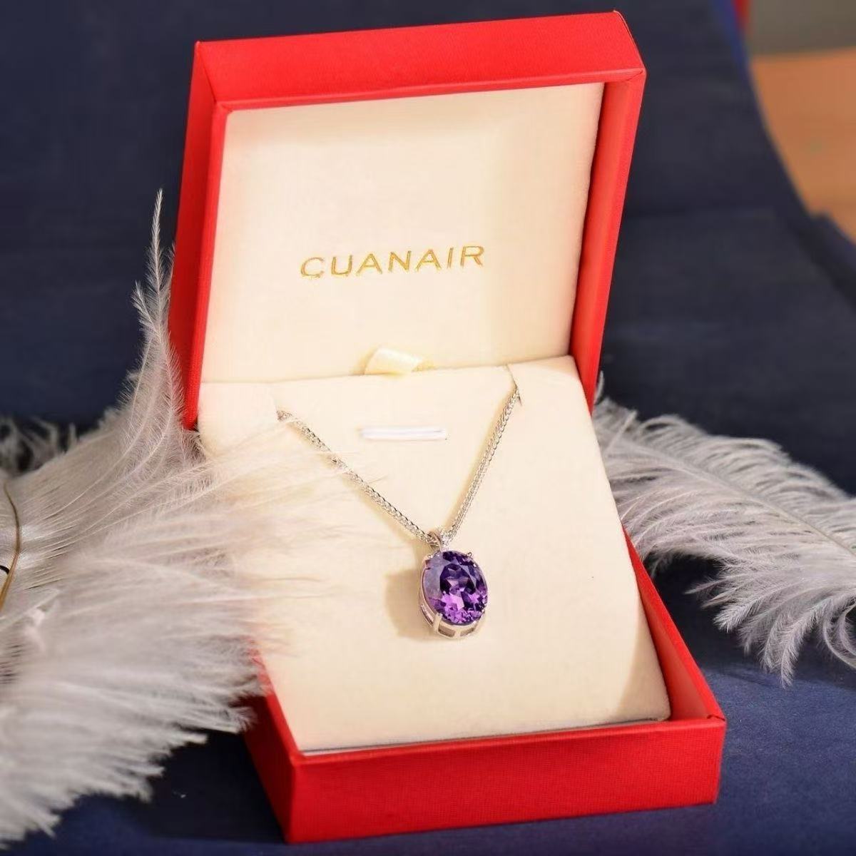 Collana ametista semplice