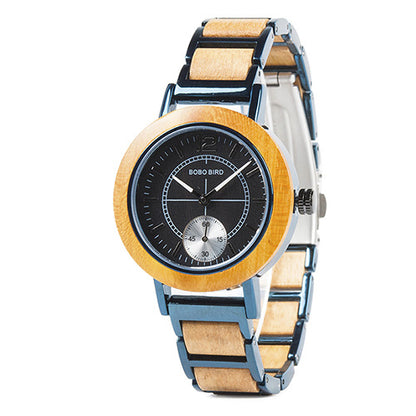 Orologio in legno coppia