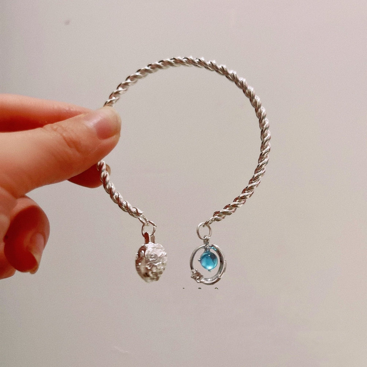 Bracciale campanelle geometriche