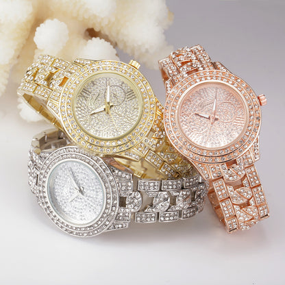 Orologio strass in metallo