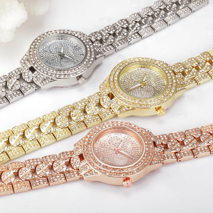 Orologio strass in metallo