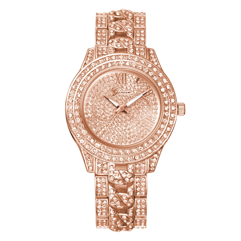 Orologio strass in metallo