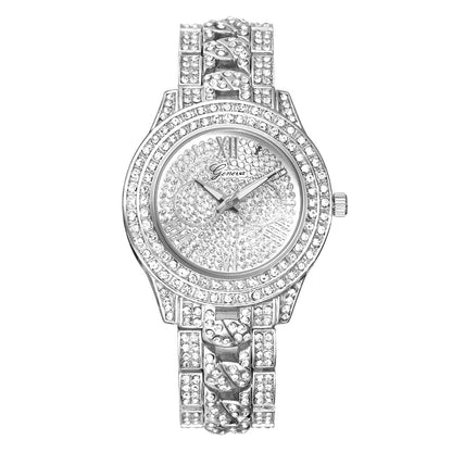 Orologio strass in metallo