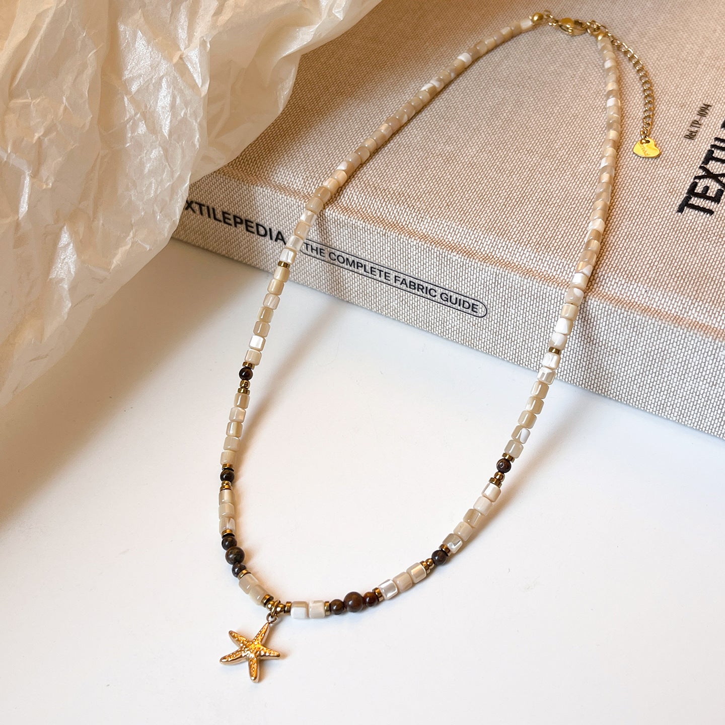 Collana Stella Marina titanio