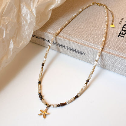 Collana Stella Marina titanio