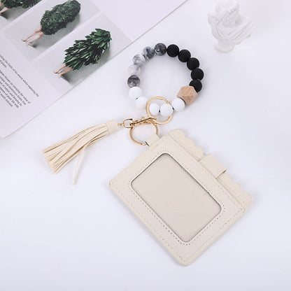 Braccialetto silicone perline