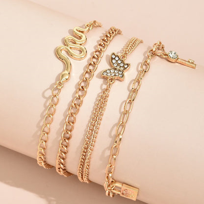 Set cavigliera farfalla