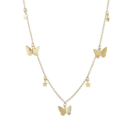 Collana girocollo farfalla da donna