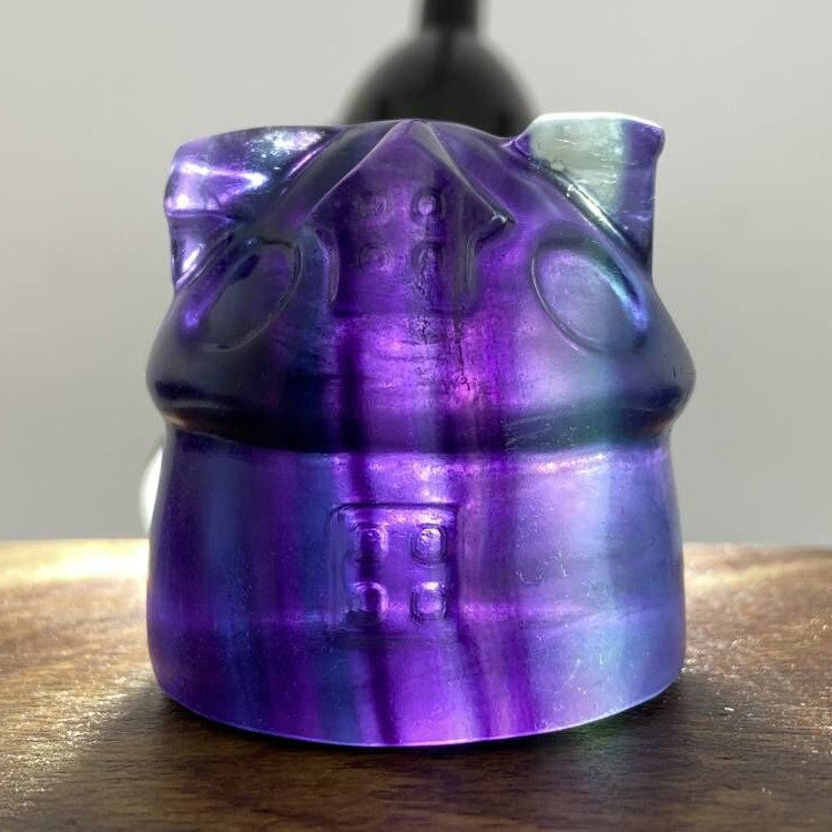 Figurina cristallo fluorite