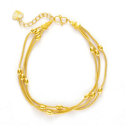 Bracciale donna tre fili