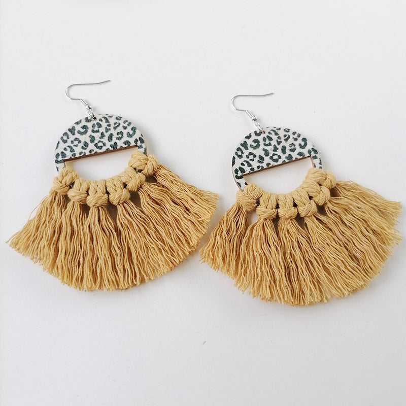 Orecchini conchiglia nappe