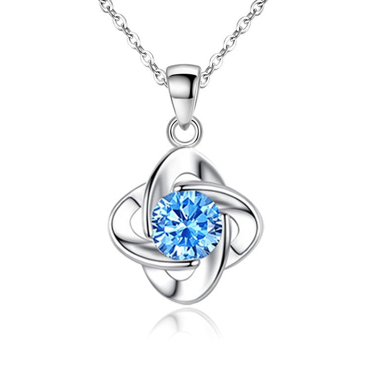 Collana trifoglio cuore