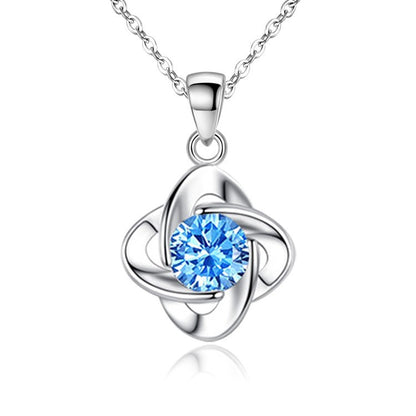 Collana trifoglio cuore