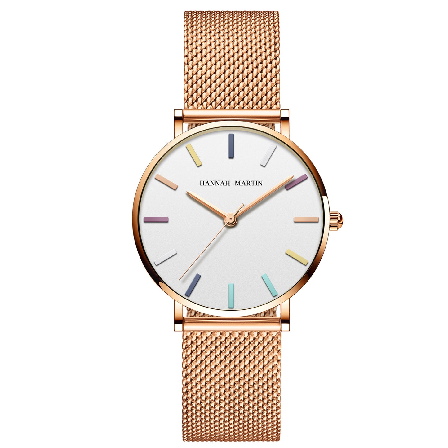 Orologio da donna impermeabile arcobaleno