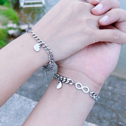 Bracciale coppia infinito