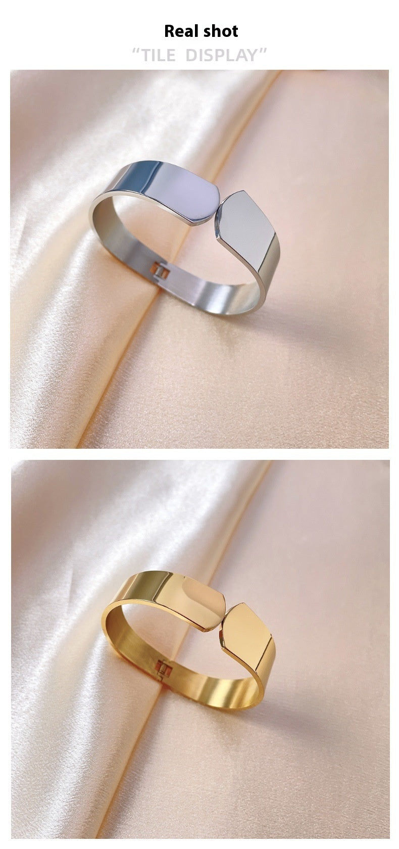 Bracciale titanio minimalista resistente