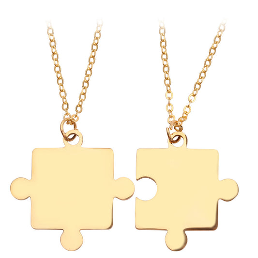 Collana puzzle geometrica