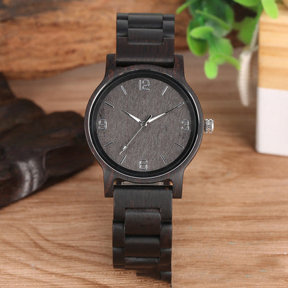 Orologio in legno al quarzo