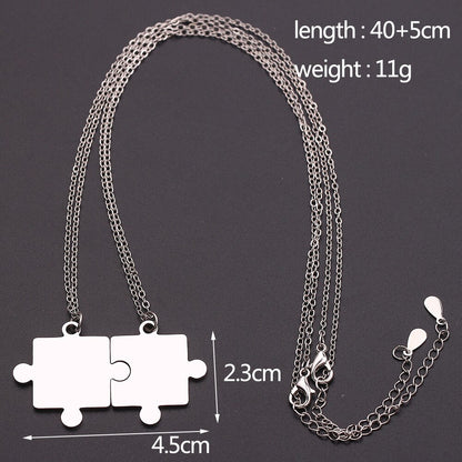 Collana puzzle geometrica