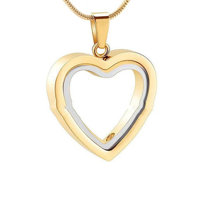 Ciondolo cuore in acciaio