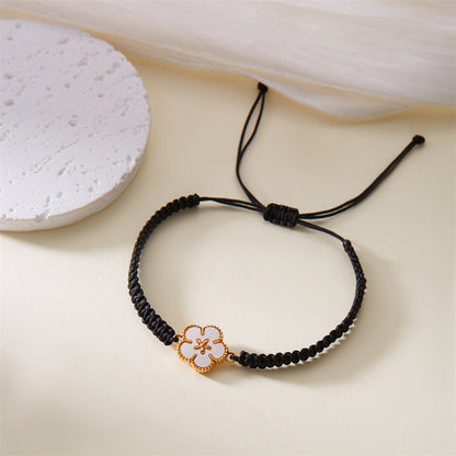 Bracciale fiore intrecciato