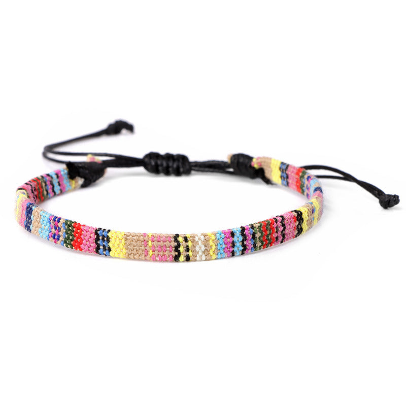 Braccialetto boho iridescente