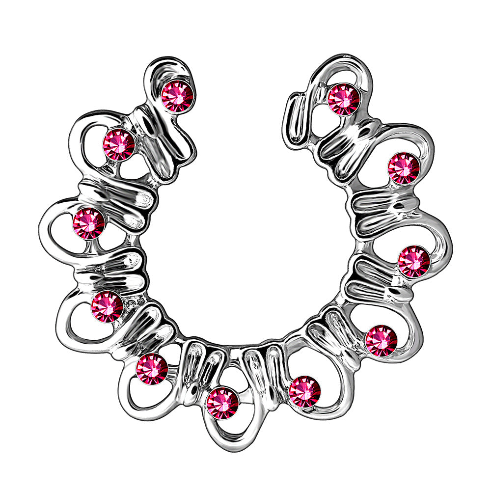 Anello Fiore in Acciaio