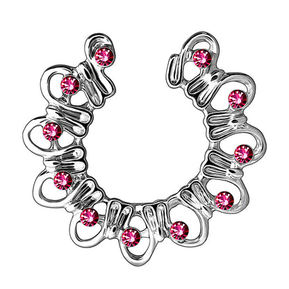 Anello Fiore in Acciaio
