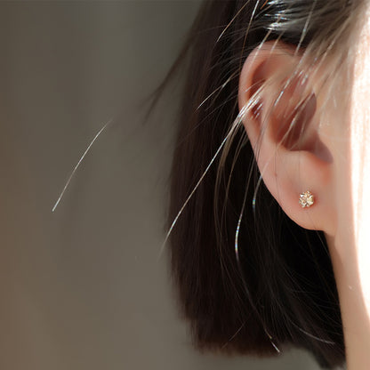 Orecchini citrino argento sterling