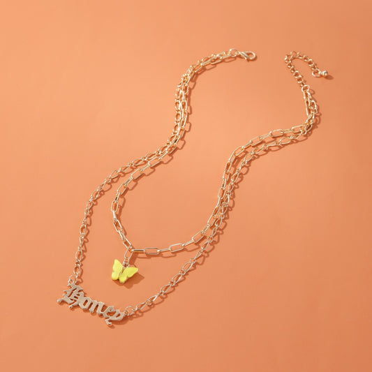 Collana Farfalla doppia