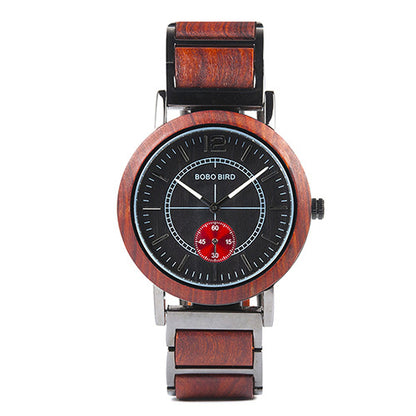 Orologio in legno coppia