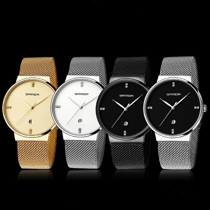 Orologio uomo mesh impermeabile