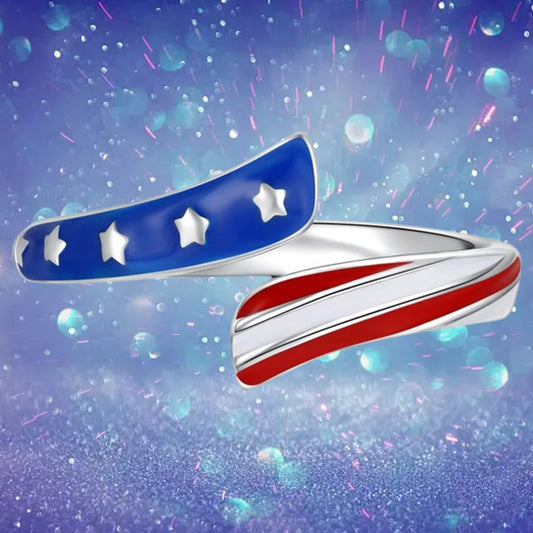 Anello stella patriottico