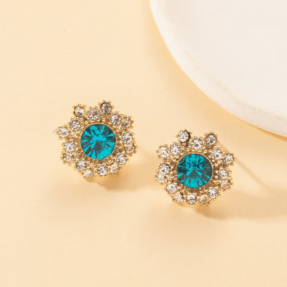 Set collana, orecchini e bracciale strass