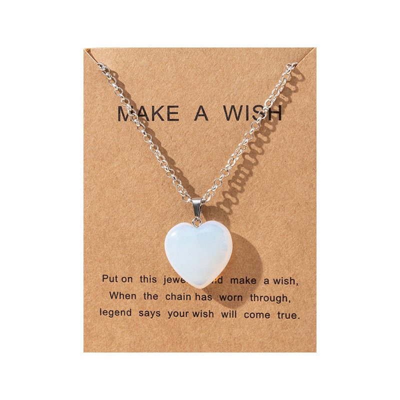 Collana filo di rame con pietra