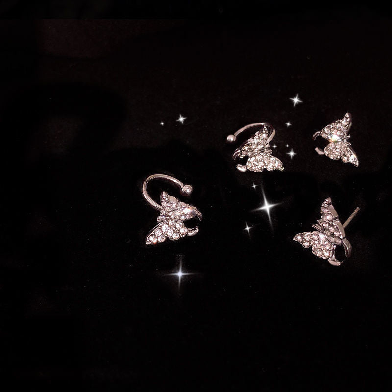 Orecchini clip farfalla piccoli