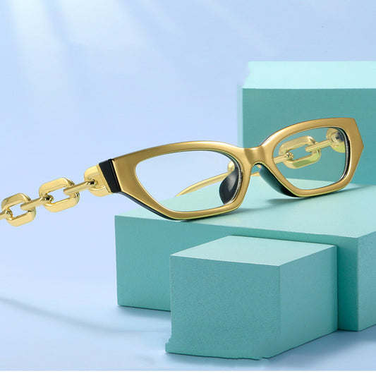 Occhiali cat-eye lente piatta