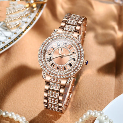Orologio cristalli scintillante