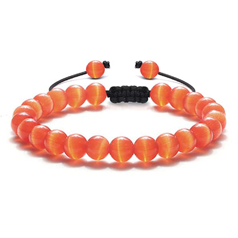 Bracciale occhio di gatto colorato