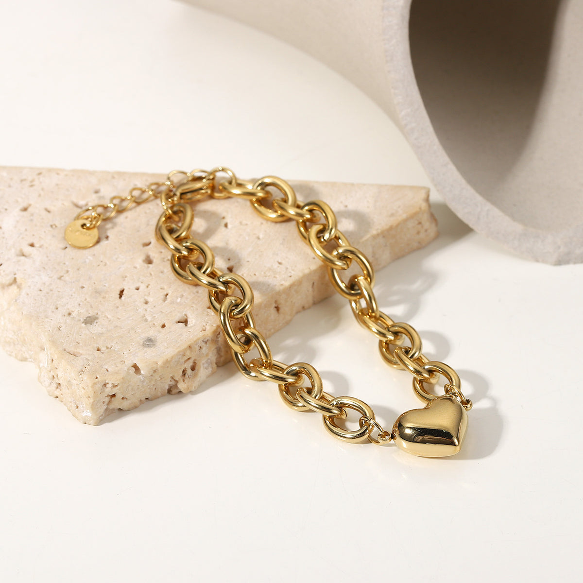 Bracciale catena titanio