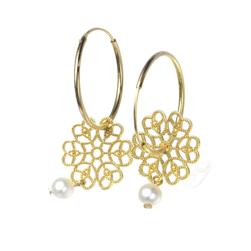 Orecchini barocchi con perle