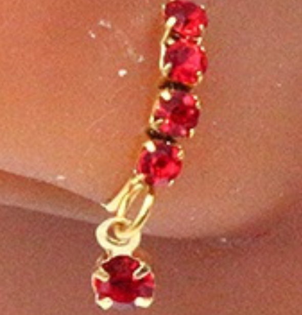 Piercing setto farfalla zirconi