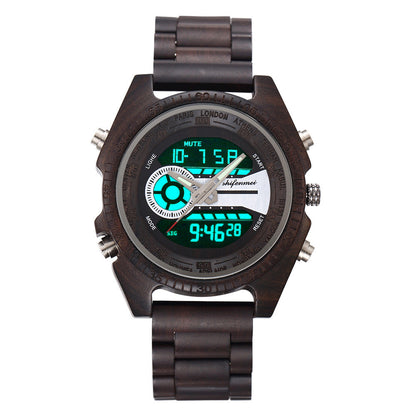 Orologio in legno al quarzo classico