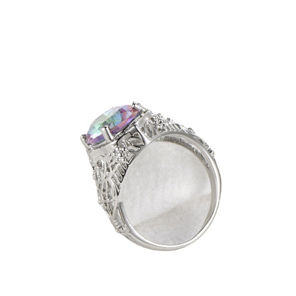 Anello in zircone rotondo