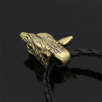 Collana lupo da uomo