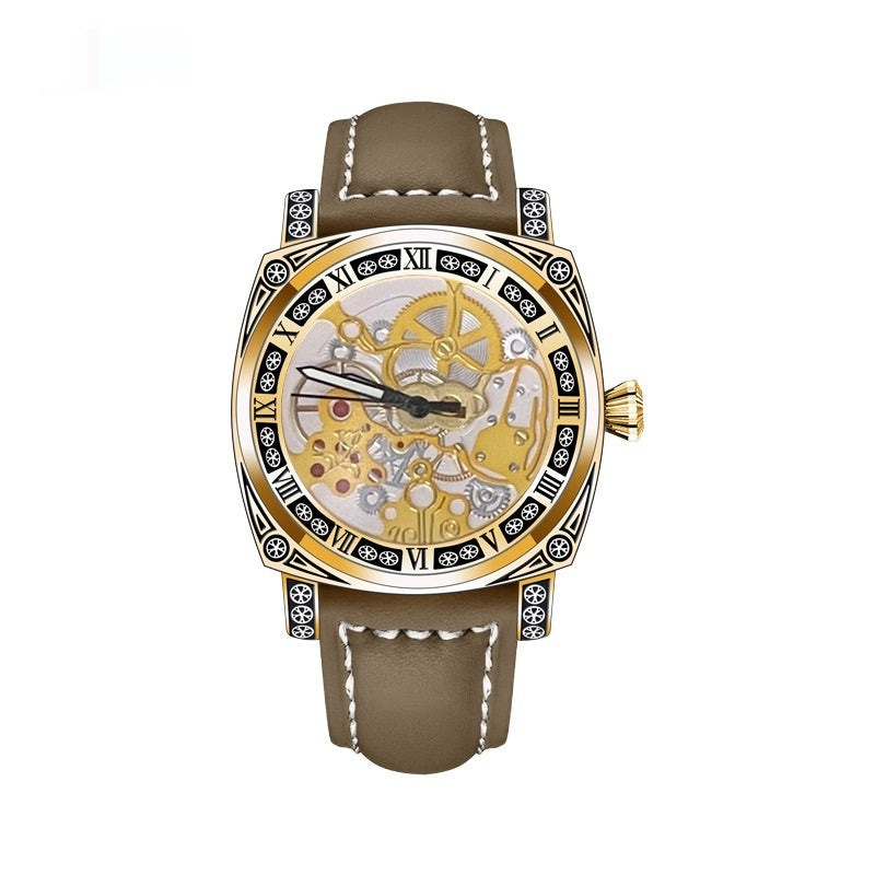 Orologio da uomo resistente all'acqua luminescente